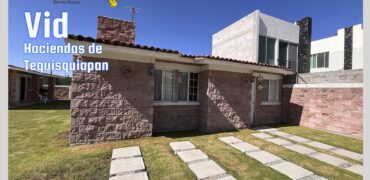 Casa Rústica con Alberca y Bungalows en Haciendas de Tequisquiapan